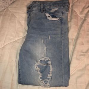 Distressed American Eagle Jeans